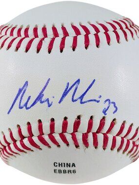 Mike Minor Autographed Baseball Texas Rangers Signed COA Proof Photo